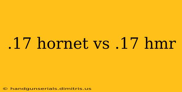 .17 hornet vs .17 hmr