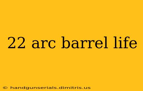 22 arc barrel life