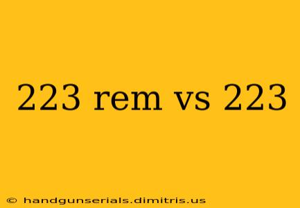 223 rem vs 223