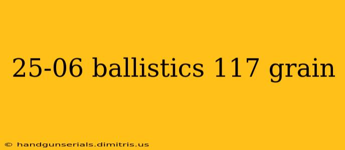 25-06 ballistics 117 grain