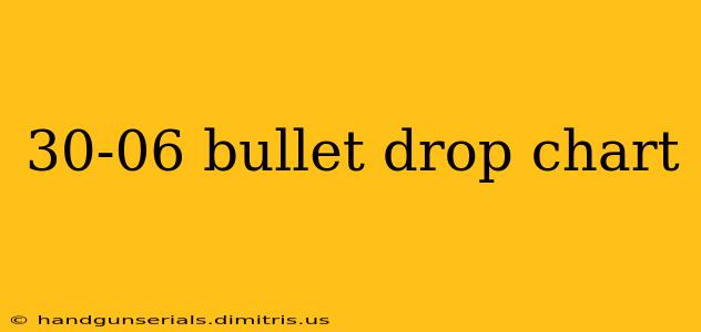 30-06 bullet drop chart