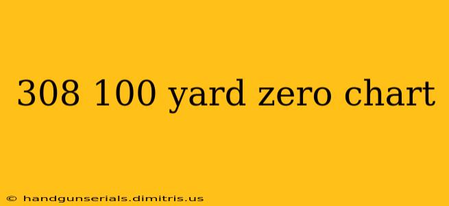 308 100 yard zero chart