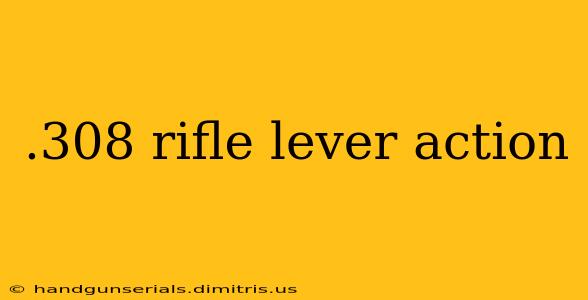 .308 rifle lever action