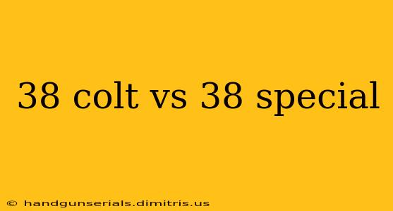 38 colt vs 38 special