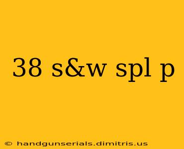 38 s&w spl p