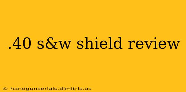 .40 s&w shield review