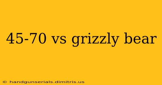 45-70 vs grizzly bear