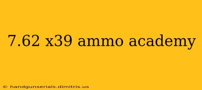 7.62 x39 ammo academy