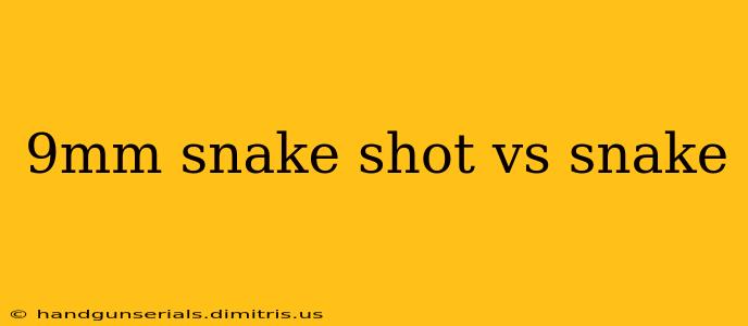 9mm snake shot vs snake