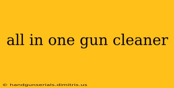 all in one gun cleaner