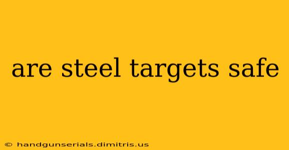 are steel targets safe