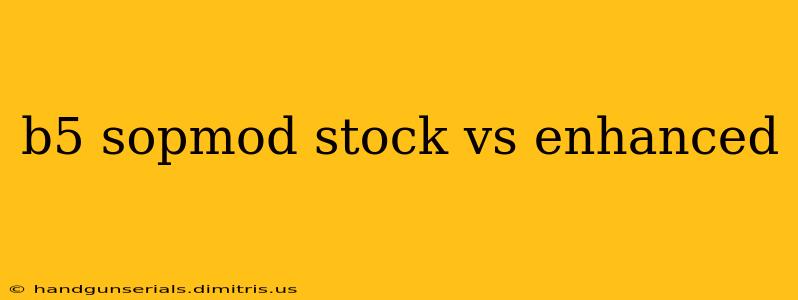 b5 sopmod stock vs enhanced