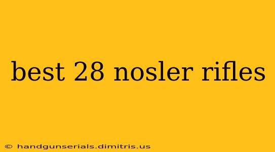 best 28 nosler rifles