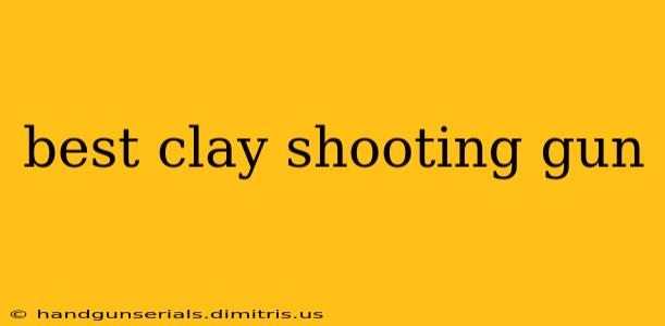 best clay shooting gun