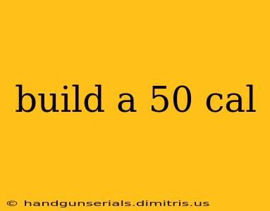 build a 50 cal