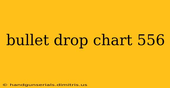 bullet drop chart 556