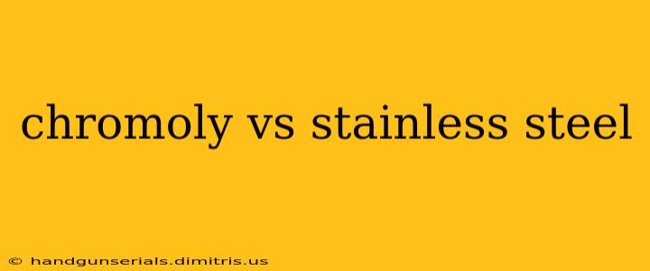 chromoly vs stainless steel