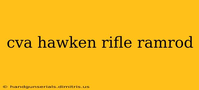 cva hawken rifle ramrod