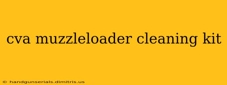 cva muzzleloader cleaning kit