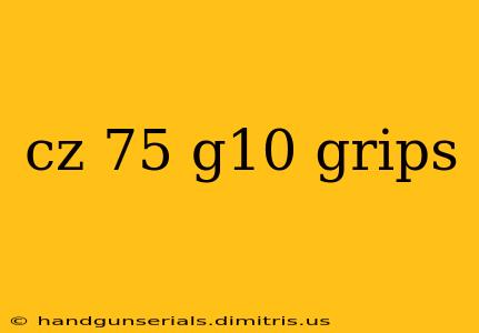 cz 75 g10 grips