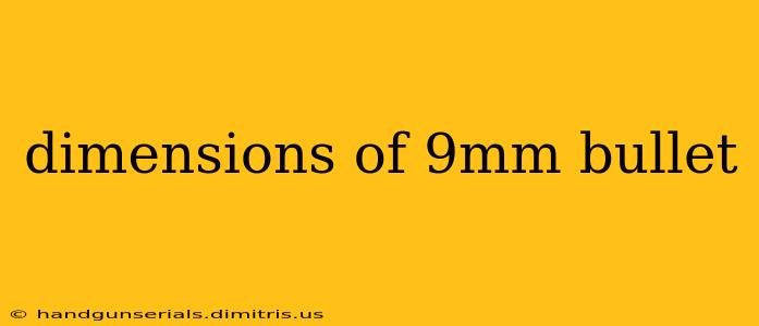 dimensions of 9mm bullet