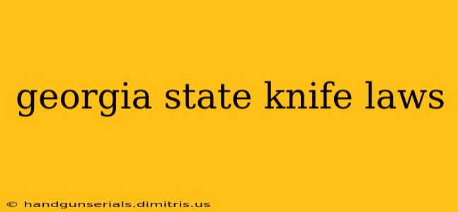 georgia state knife laws