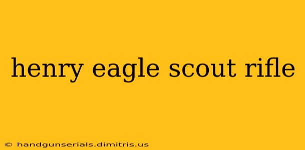 henry eagle scout rifle