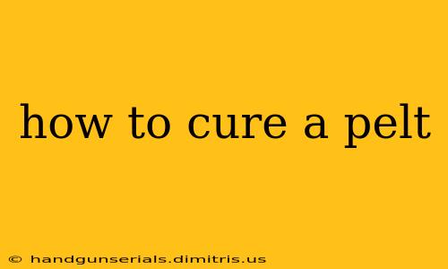 how to cure a pelt