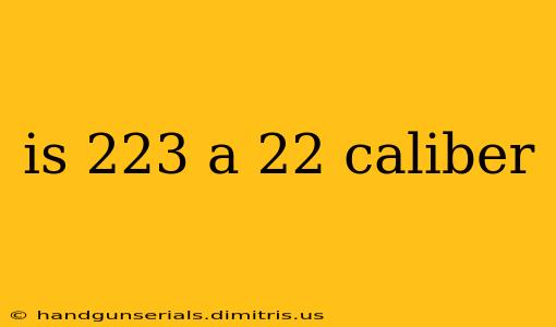 is 223 a 22 caliber