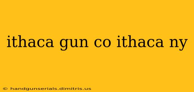 ithaca gun co ithaca ny