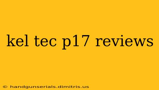 kel tec p17 reviews