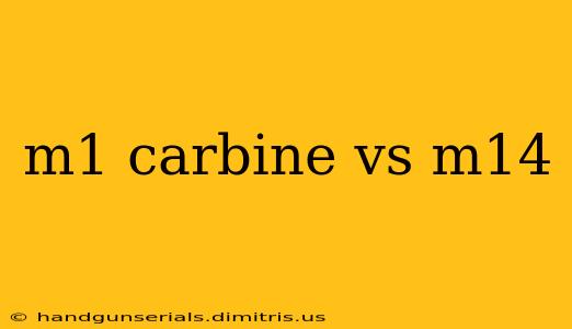 m1 carbine vs m14