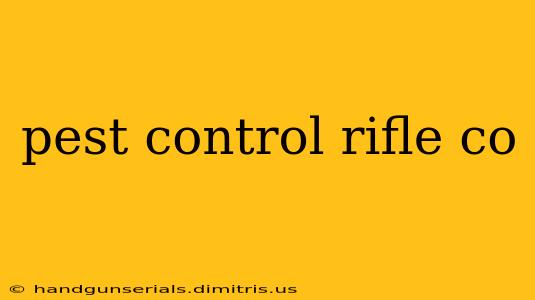 pest control rifle co