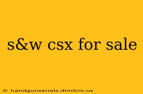 s&w csx for sale