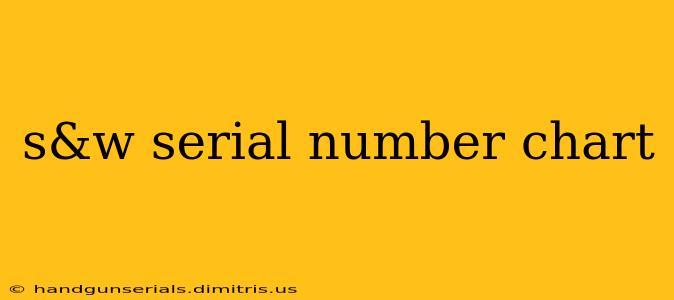 s&w serial number chart