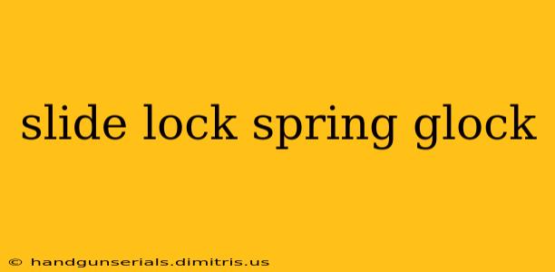 slide lock spring glock