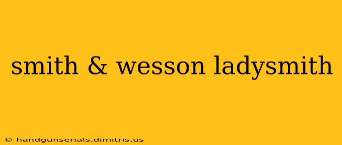 smith & wesson ladysmith