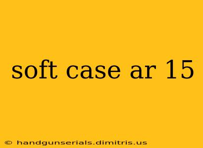 soft case ar 15