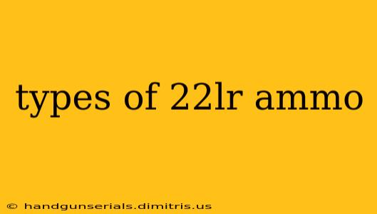 types of 22lr ammo