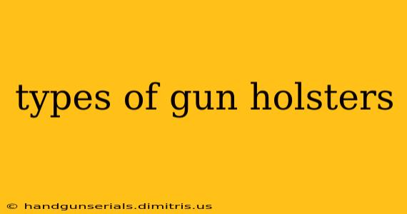 types of gun holsters