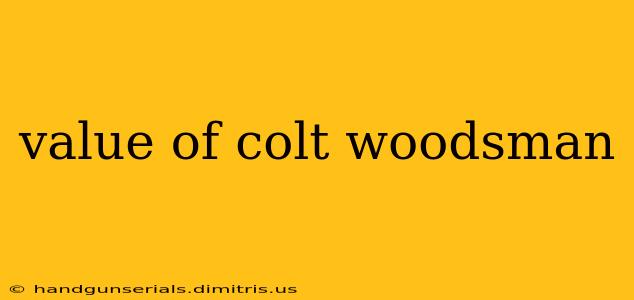 value of colt woodsman