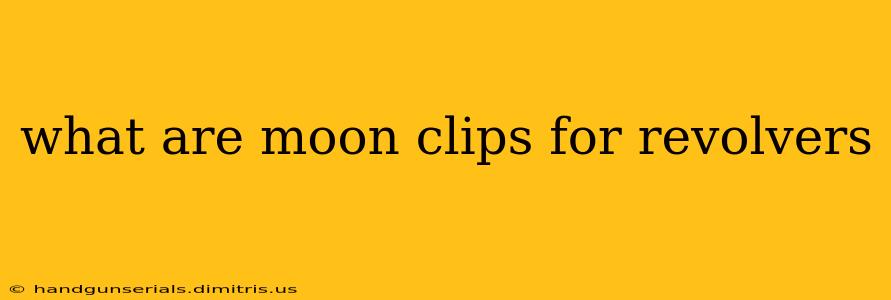 what are moon clips for revolvers