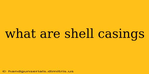 what are shell casings