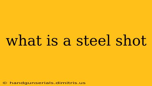 what is a steel shot